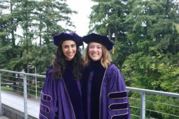 Ph.D. Graduates Ariana Samadpour & Erin Garcia de Jesus